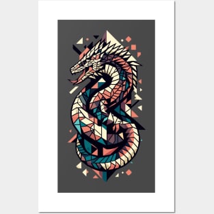 Abstract Animal Dragon 3 Posters and Art